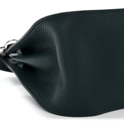 Hermes Taurillon Clemence Jypsiere 28 Vert Cypress 9 of 10