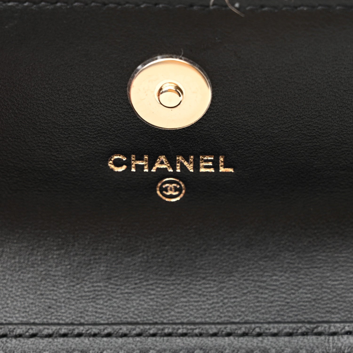 Chanel Raffia Jute Striped Belt Bag Black Beige 5 of 12