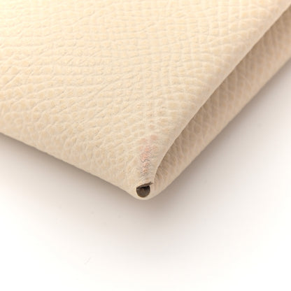 Hermes Epsom Calvi Card Case Craie 10 of 12