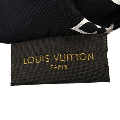 Louis Vuitton Silk Monogram Confidential Bandeau Black 3 of 3
