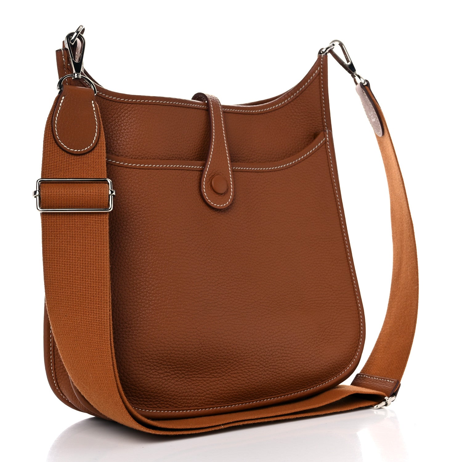 Hermes Taurillon Clemence Evelyne III PM Gold 3 of 11