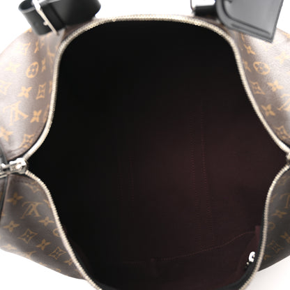 Louis Vuitton Monogram Macassar Keepall Bandouliere 45 4 of 11