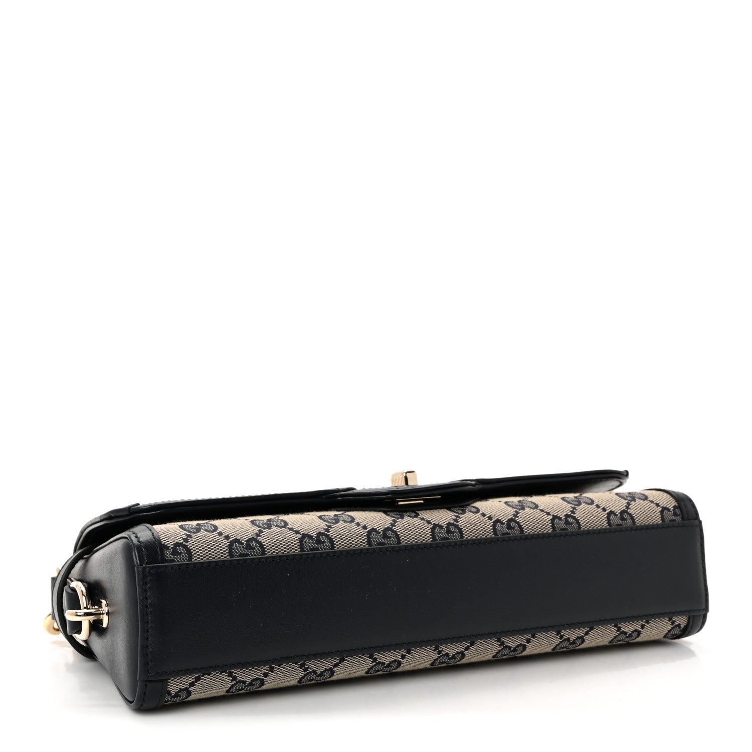 Gucci GG Monogram Small Luce Shoulder Bag Beige Blue 4 of 9