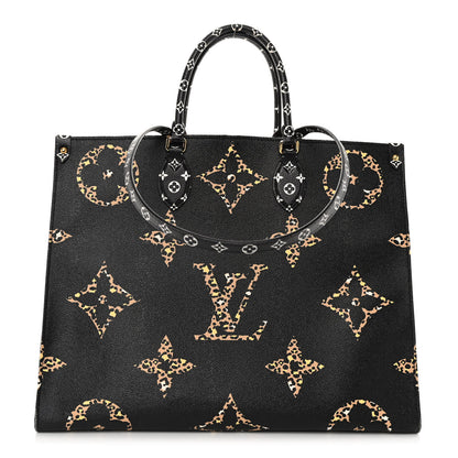 Louis Vuitton Monogram Giant Jungle Onthego GM Black 1 of 11