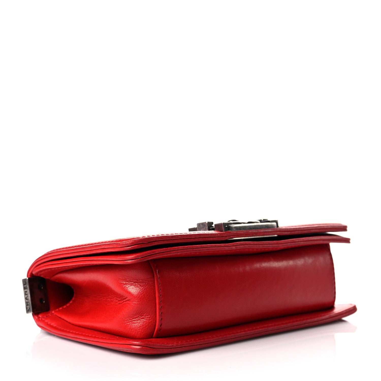 Chanel Galuchat Stingray Small Boy Flap Red 4 of 13