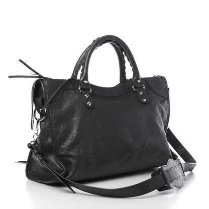 Balenciaga Agneau Classic Silver Hardware City Gris Fossile 4 of 14