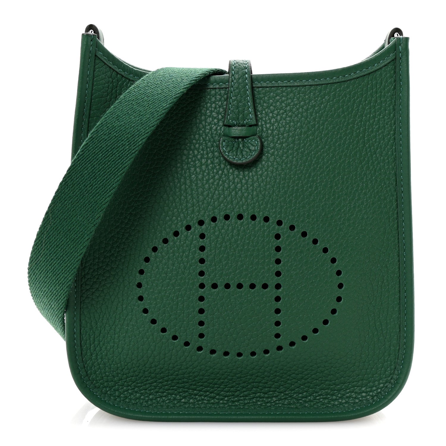 Hermes Taurillon Clemence Evelyne TPM Vert Vertigo 1 of 21