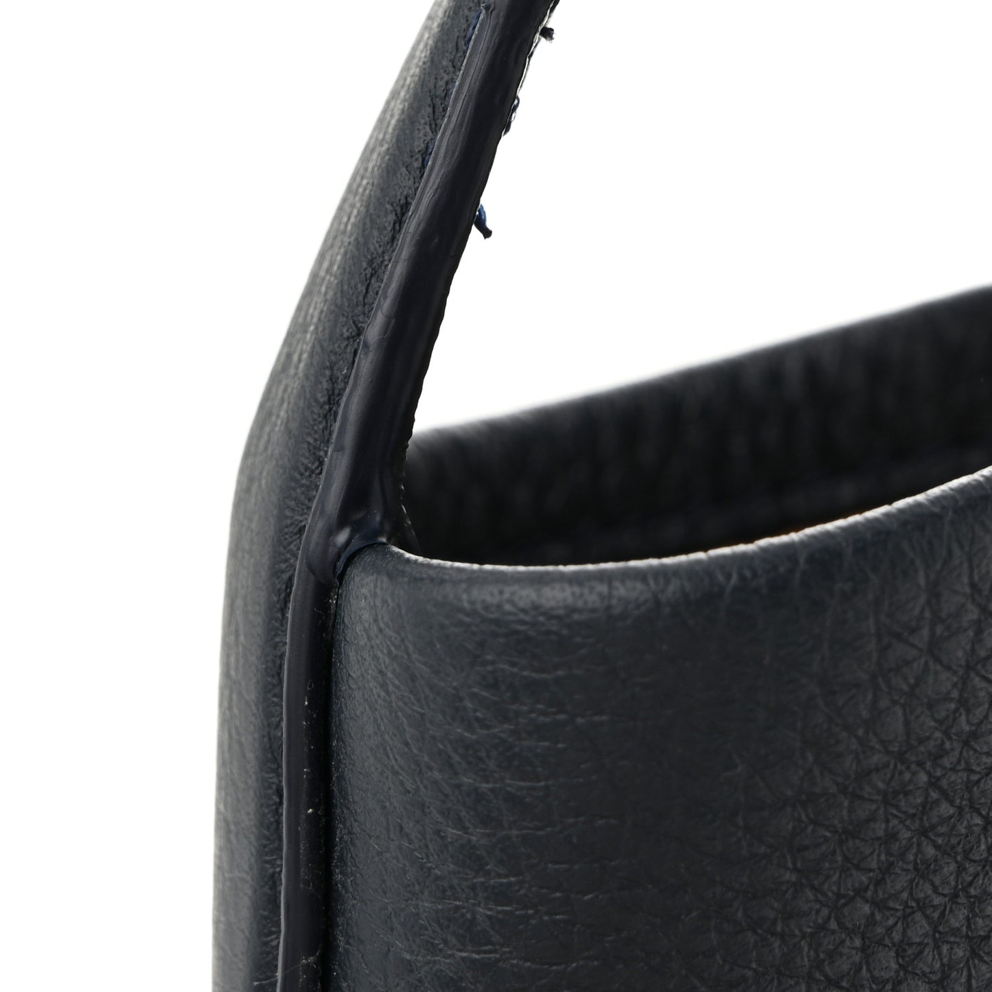 Grained Calfskin Medium N/S Park Tote Marine