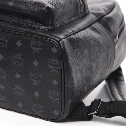 MCM Visetos Medium Stark Backpack Black 8 of 8