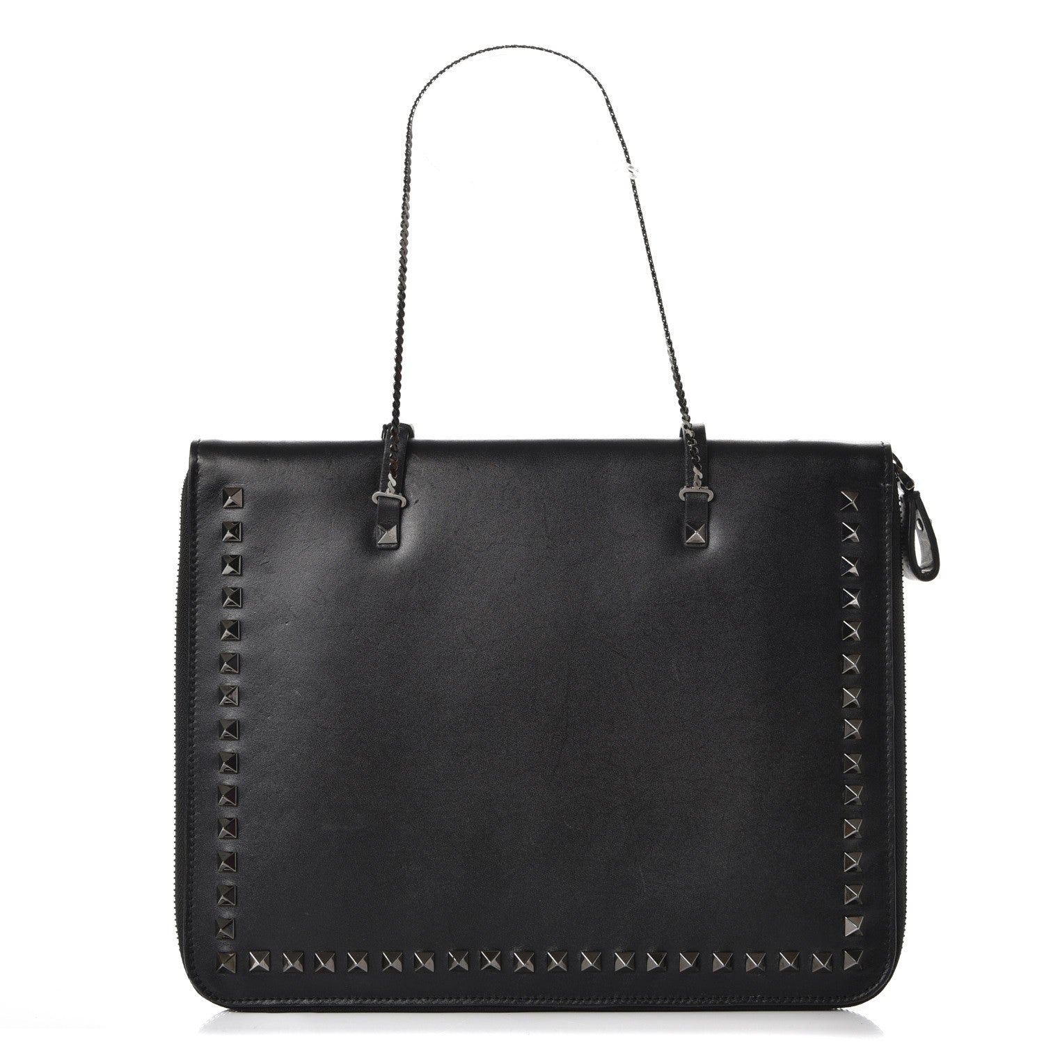 Valentino Garavani Vitello Rockstud iPad Case Black 1 of 11