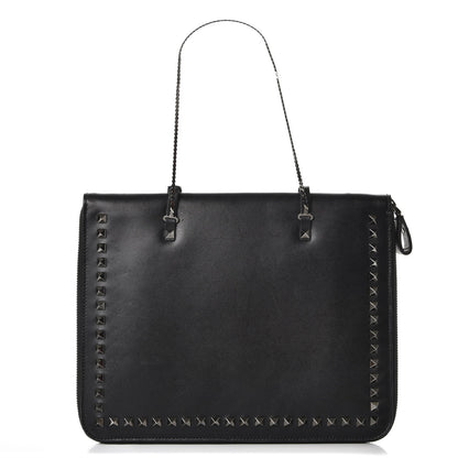 Valentino Garavani Vitello Rockstud iPad Case Black 1 of 11