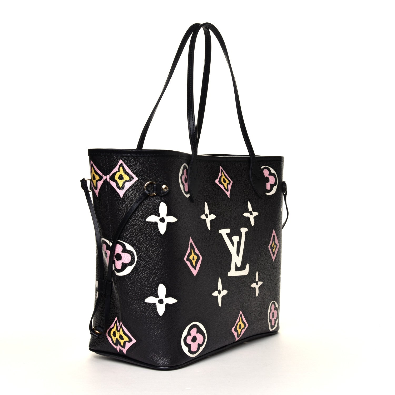 Louis Vuitton Monogram Giant Wild At Heart Neverfull MM Black 4 of 8