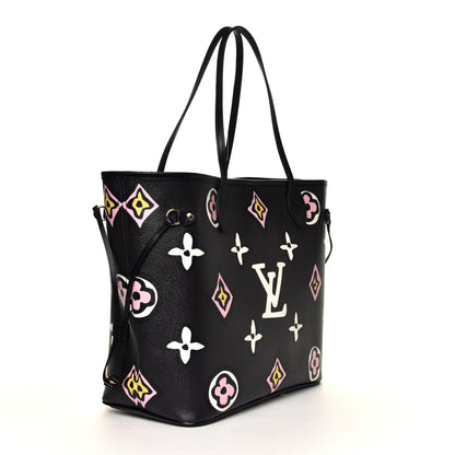 Louis Vuitton Monogram Giant Wild At Heart Neverfull MM Black 4 of 8