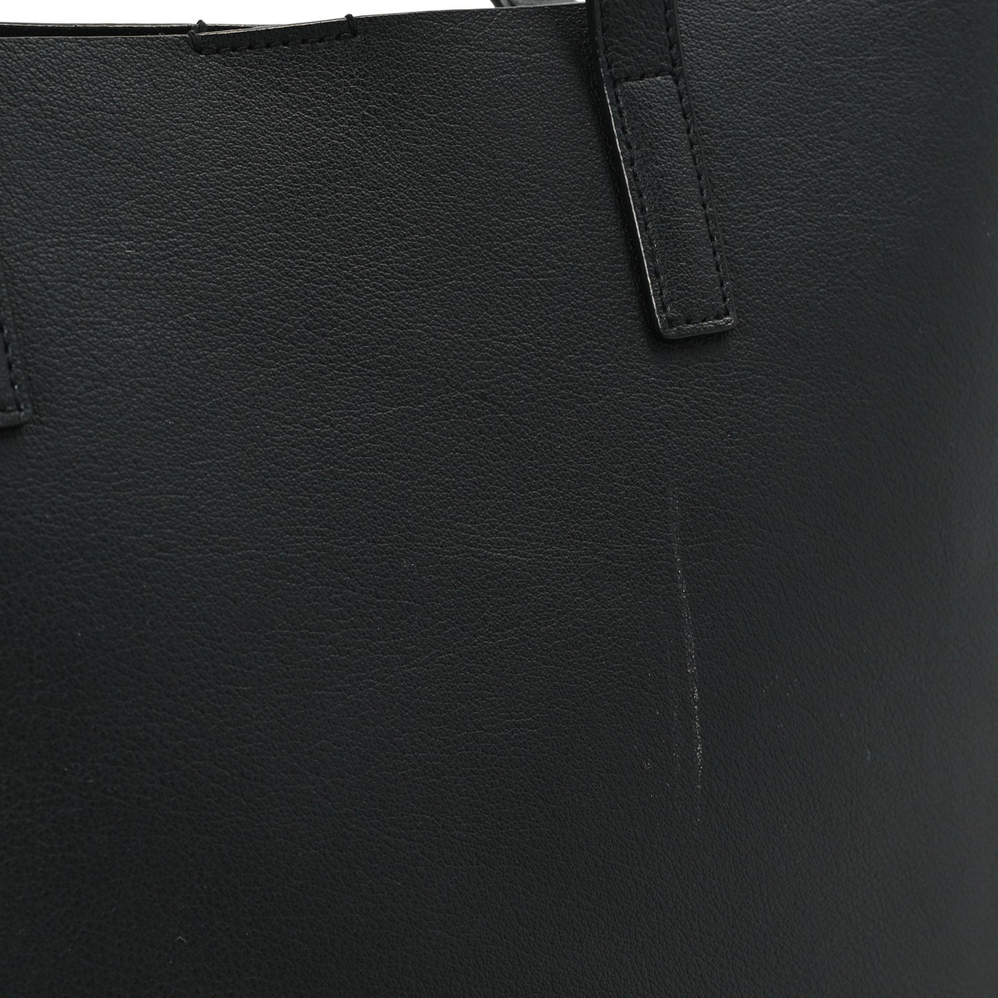 Calfskin Toy Shopping Tote Black