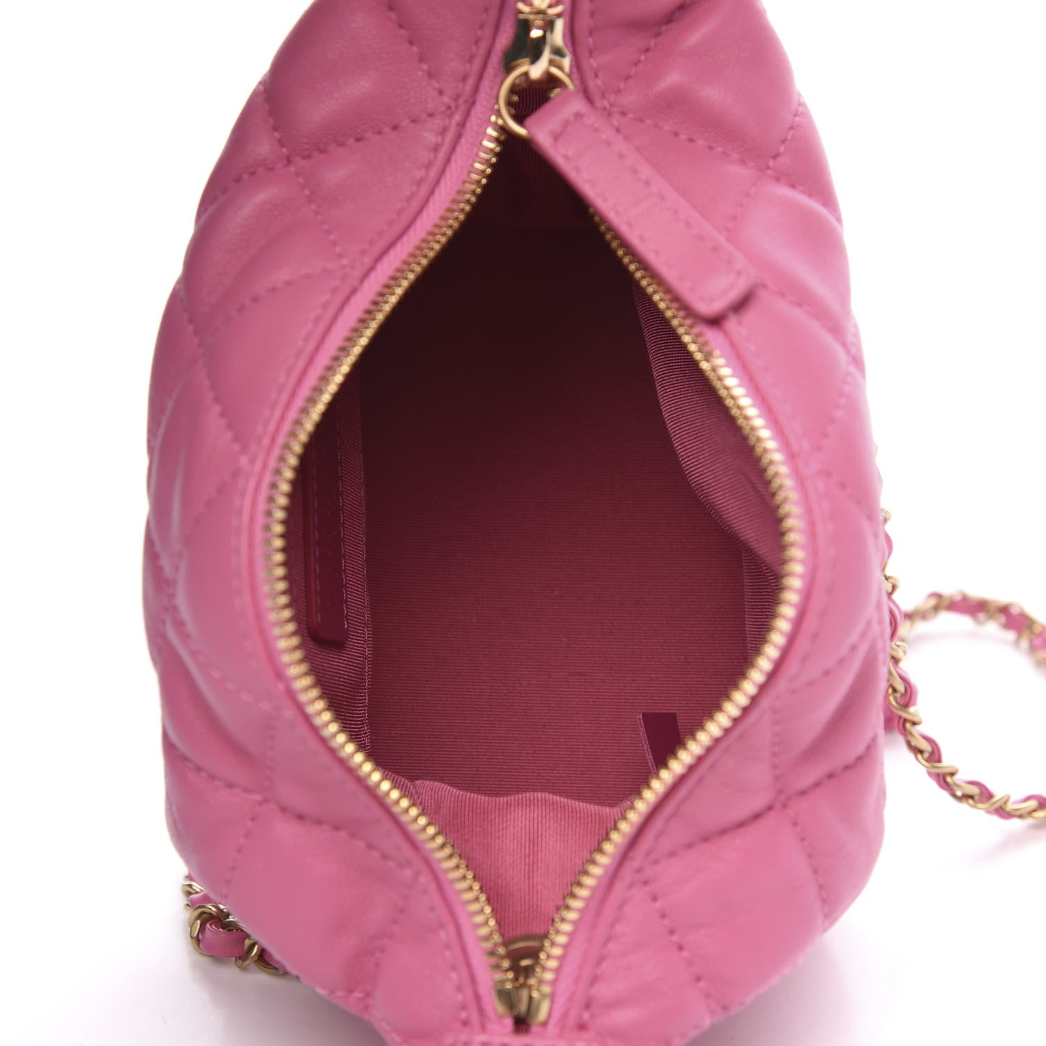 Chanel Lambskin Quilted Small Perfect Meeting Hobo Pink 5 of 11