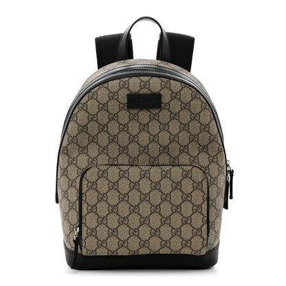 Gucci GG Supreme Monogram Small Eden Day Backpack Black 1 of 11