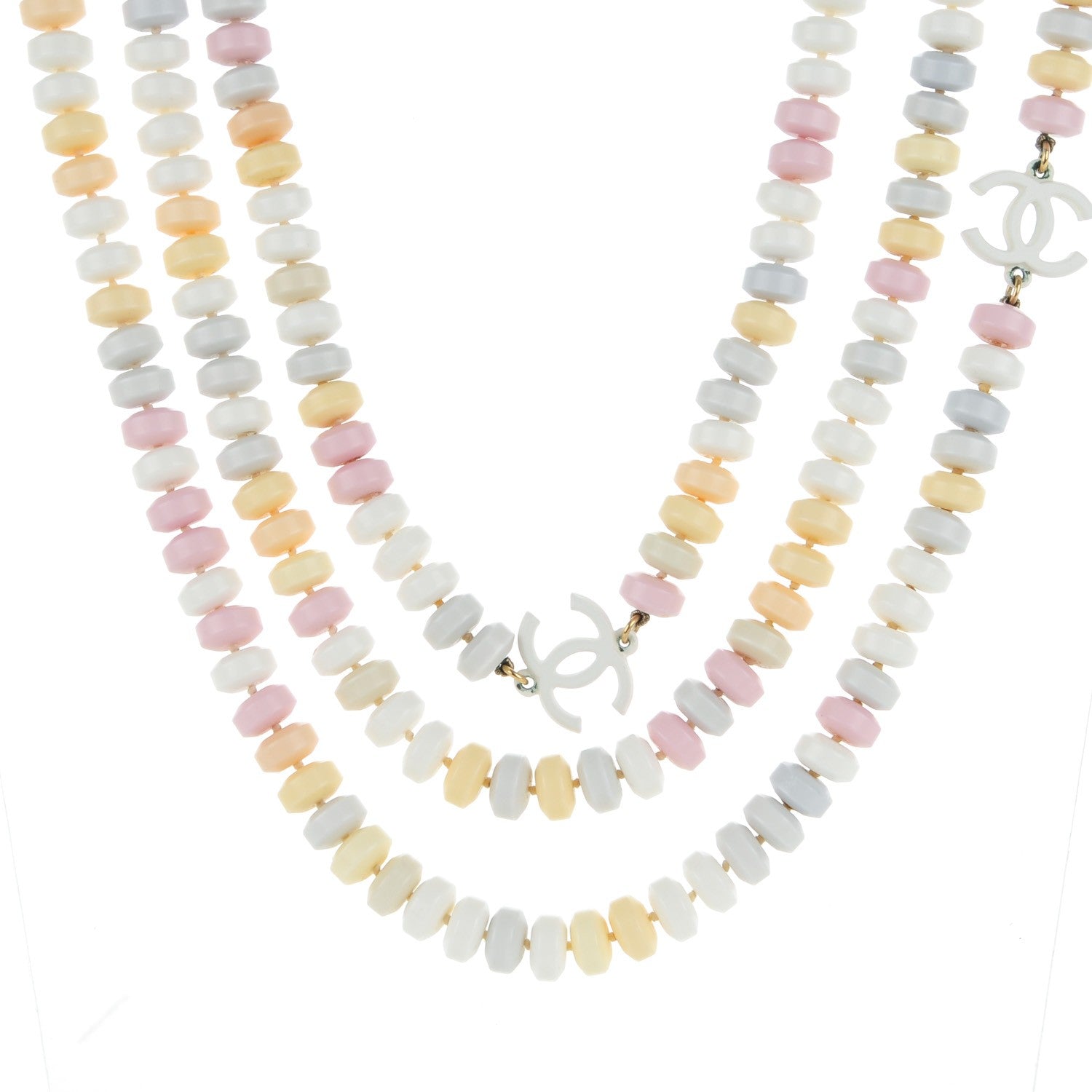 Chanel Candy CC Double Strand Necklace Multicolor 1 of 4