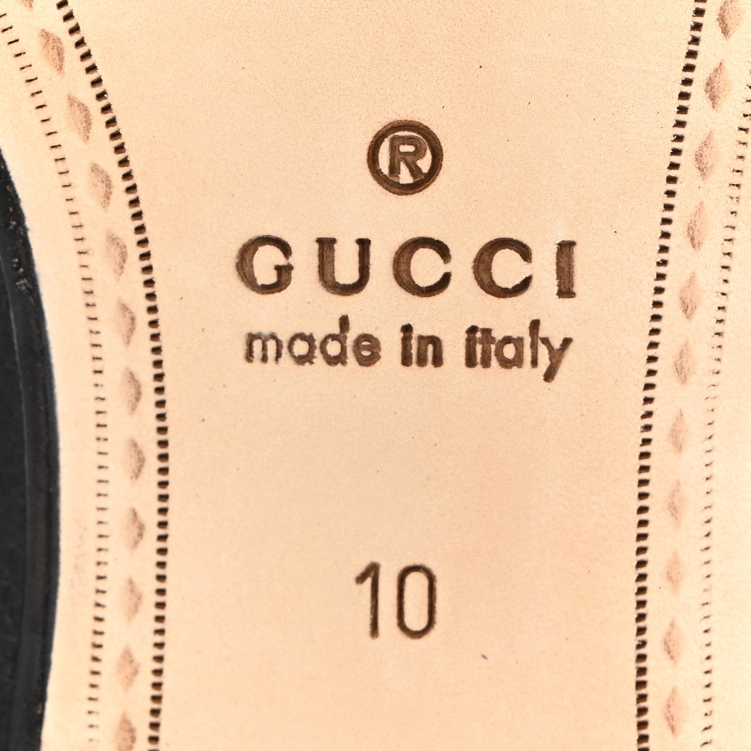Gucci Bryanne Calfskin Mens 1953 Horsebit Loafers 10 Black 7 of 11