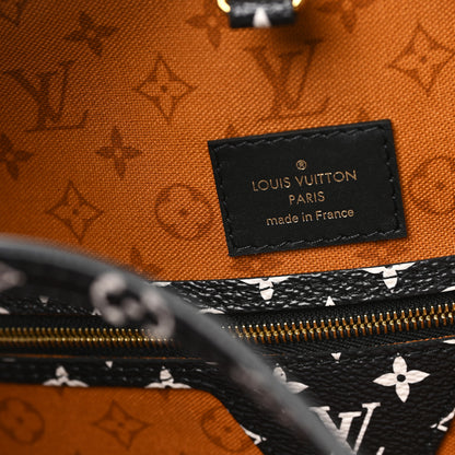 Louis Vuitton Monogram Giant Crafty Neverfull MM Creme Caramel 6 of 10