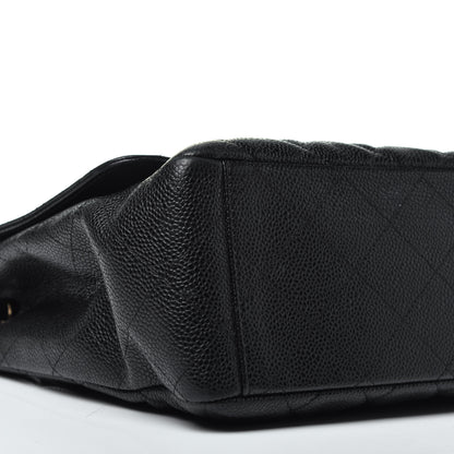 Chanel Caviar Quilted Maxi Single Flap Black 8 of 9