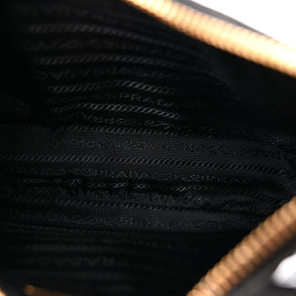 Prada Patent Naplak Re-Edition 2005 Shoulder Bag With Charm Black 5 of 12