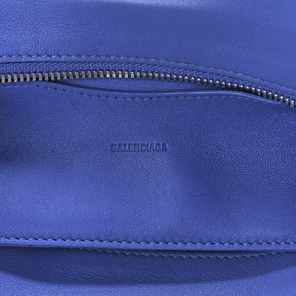 Balenciaga Smooth Calfskin Neo Classic Silver Hardware Mini City Bleu 6 of 11