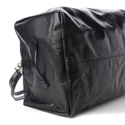 Gucci Soft Calfskin Large GG Top Handle Duffle Black 7 of 9