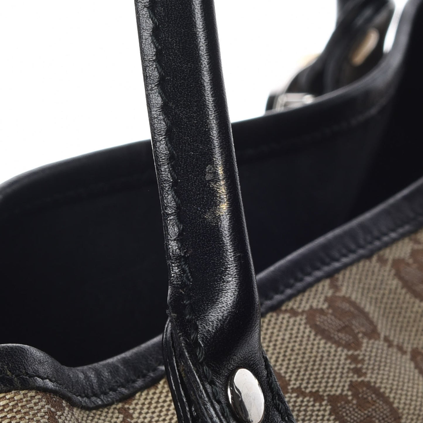 Monogram Medium GG Twins Tote Brown