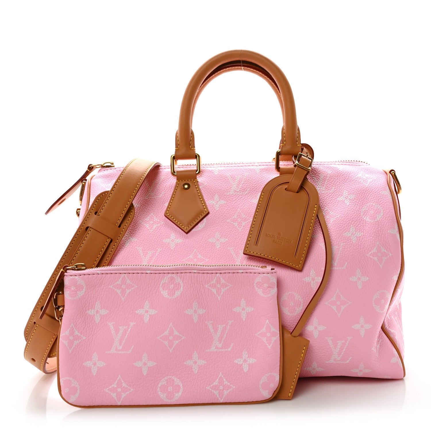 Louis Vuitton Calfskin Monogram Speedy P9 Bandouliere 30 Candy 3 of 11