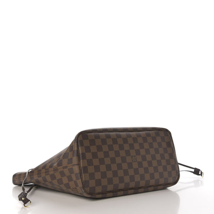 Louis Vuitton Damier Ebene Neo Neverfull MM Rose Ballerine 4 of 9