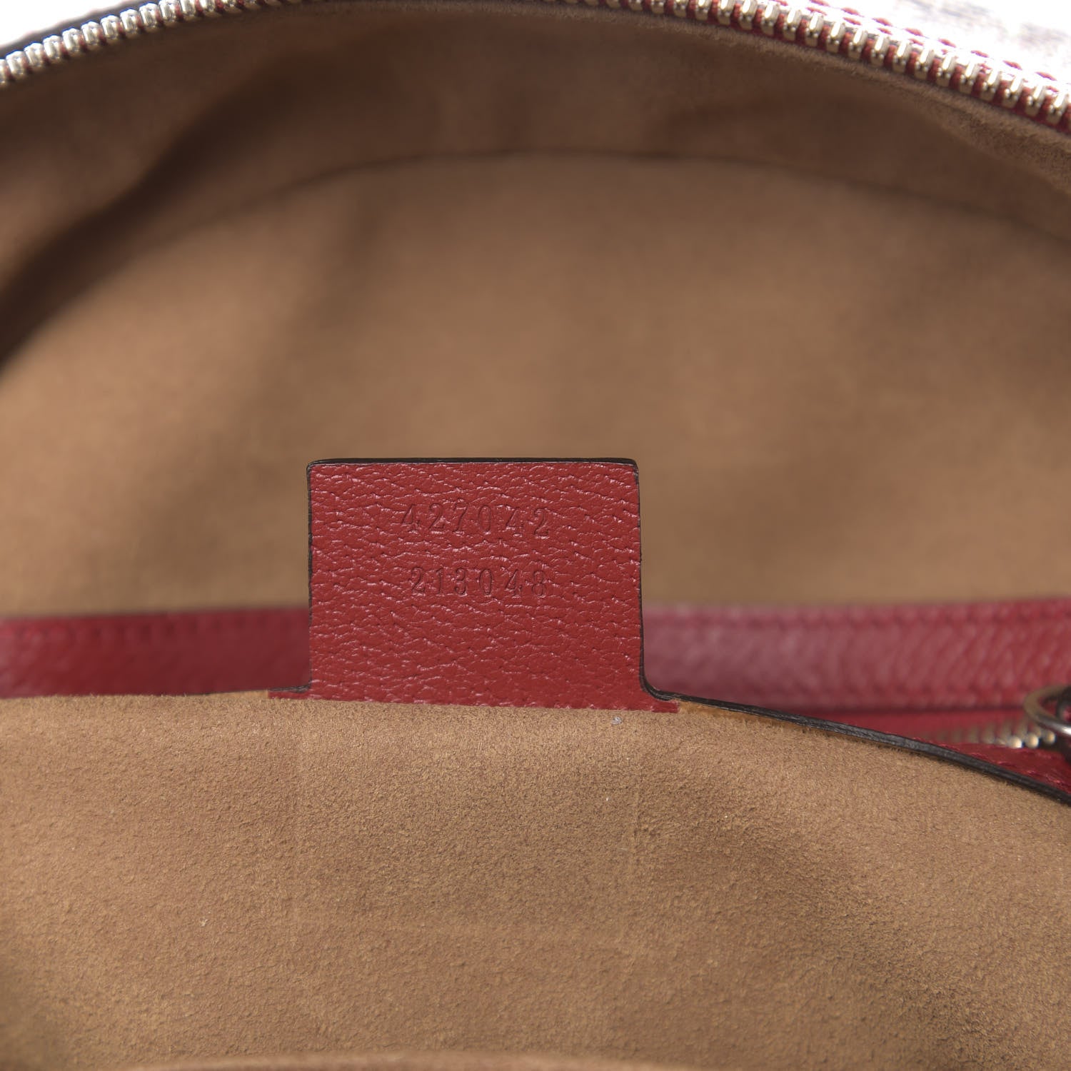 Gucci GG Supreme Monogram Tian Web Small Day Backpack Beige Multicolor Red 11 of 18
