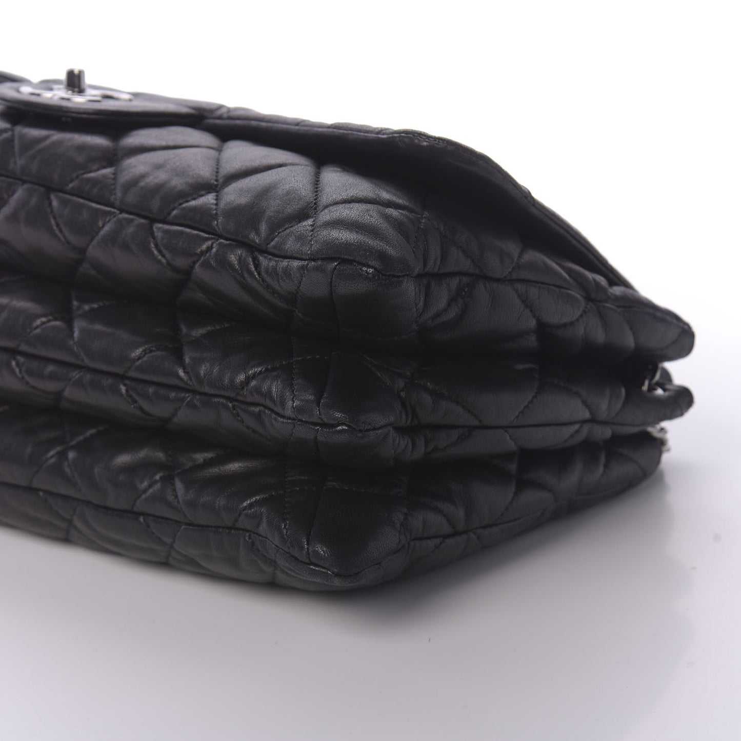 Lambskin Quilted Maxi Chanel 3 Flap Black