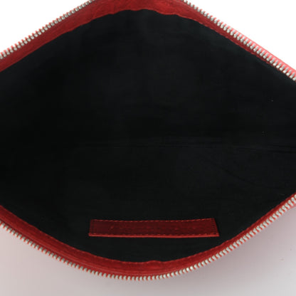 Balenciaga Agneau Arena Classic Hardware Medium Clip Rouge Coquelicot 5 of 7