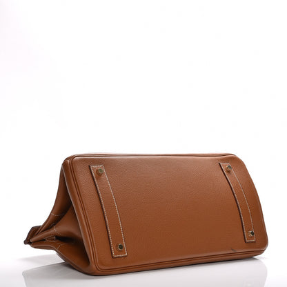 Hermes Togo JPG Birkin 42 Gold 4 of 21