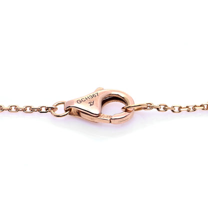 Cartier 18K Pink Gold Diamond Malachite Amulette de Cartier Bracelet 6 of 9