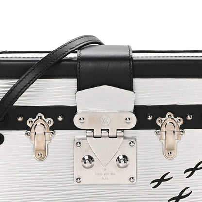 Louis Vuitton Epi Petite Malle Silver 7 of 9