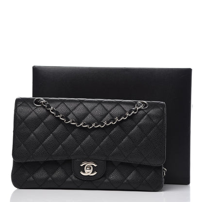 Chanel Caviar Quilted Medium Double Flap Black 9 of 9