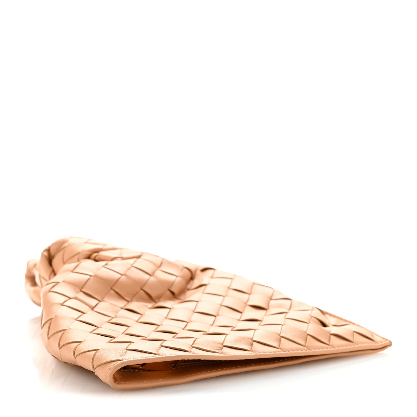 Nappa Intrecciato Mini BV Twist Almond