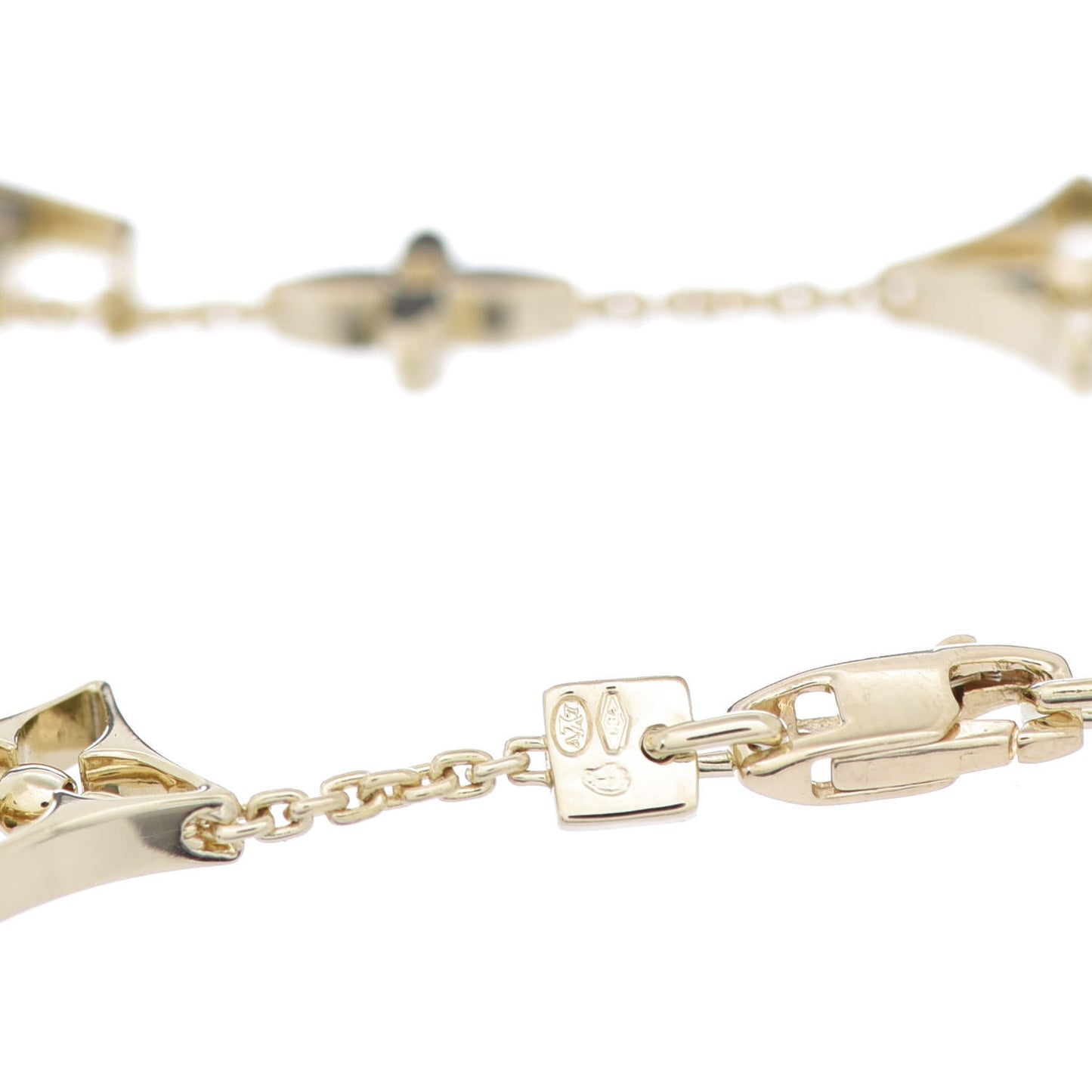 18K Yellow Gold Monogram Bracelet