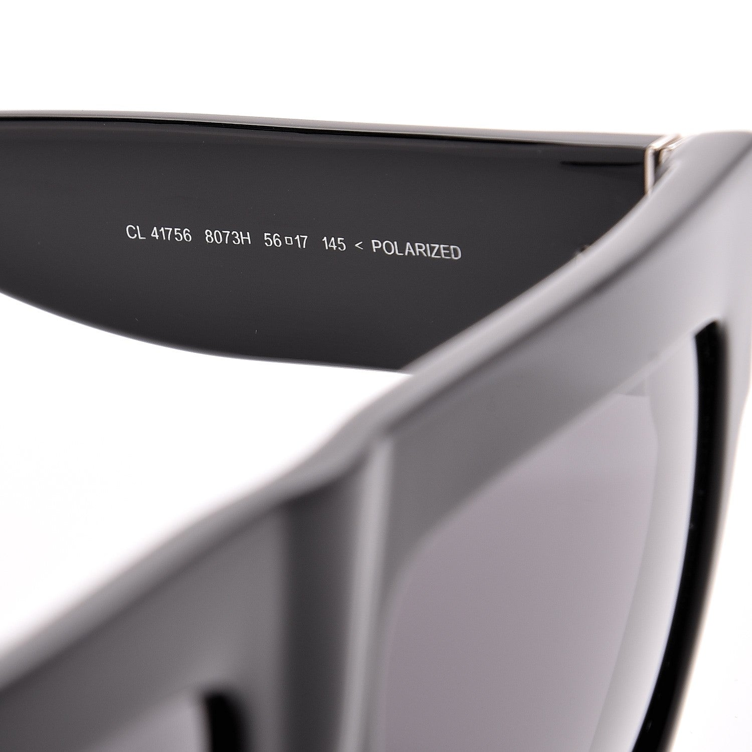 Celine Polarized ZZ Top Sunglasses CL 41756/S Black 5 of 7