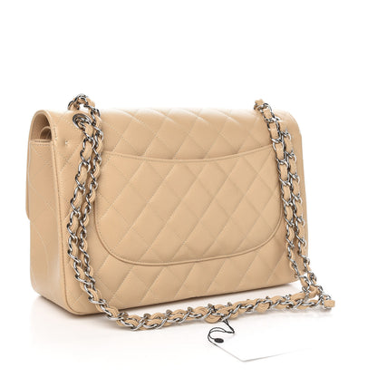 Chanel Caviar Quilted Jumbo Double Flap Beige Clair 2 of 10