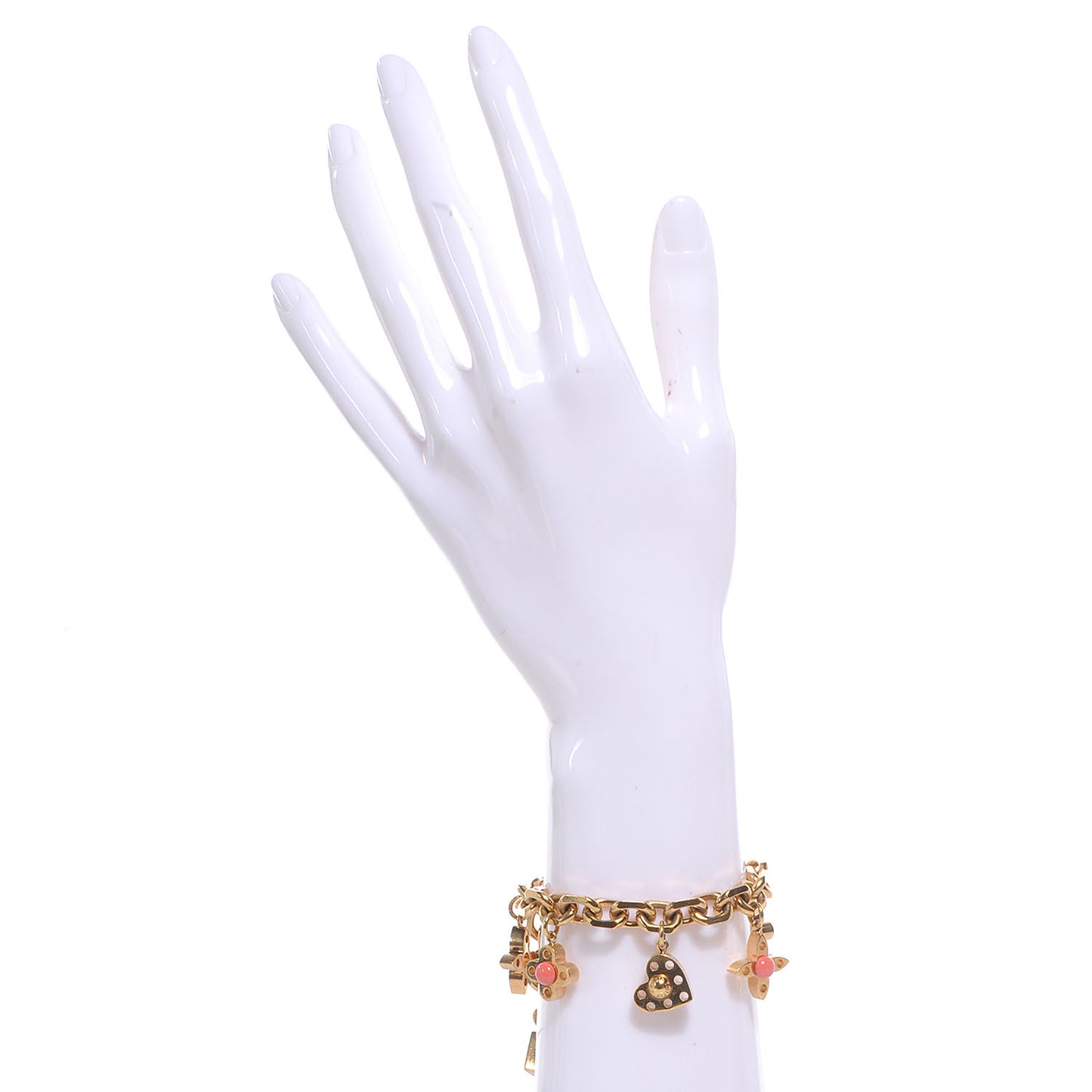 Hide and Seek Charm Bracelet Gold