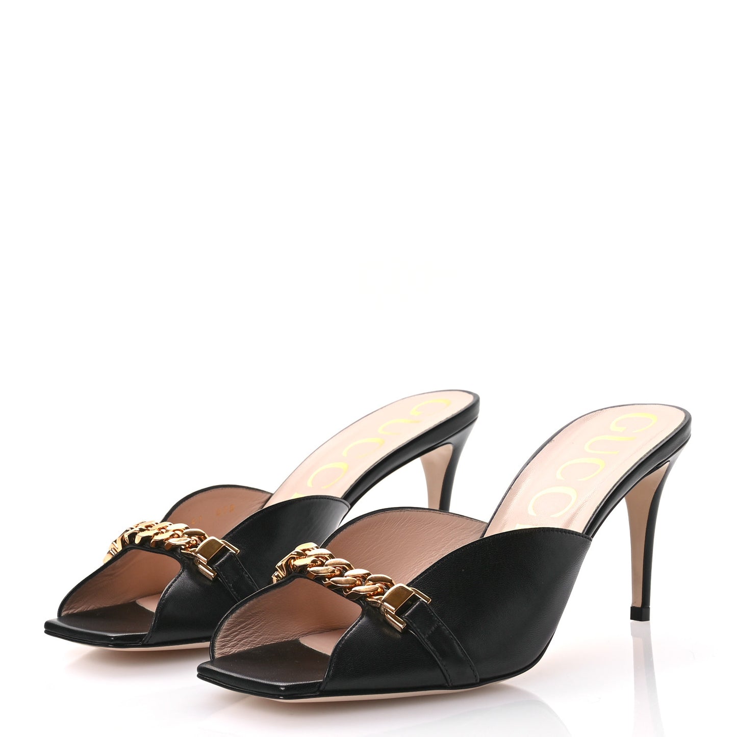 Malaga Kid Chain Sylvie Mules 41 Black