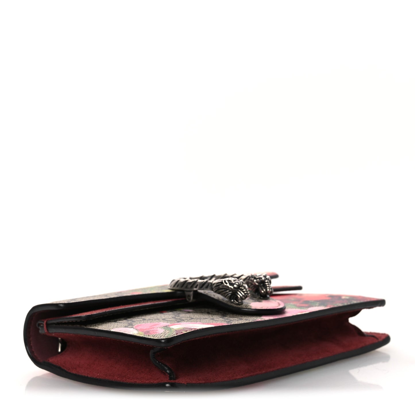 GG Supreme Monogram Blooms Super Mini Dionysus Shoulder Bag Beige Multicolor Dry Rose