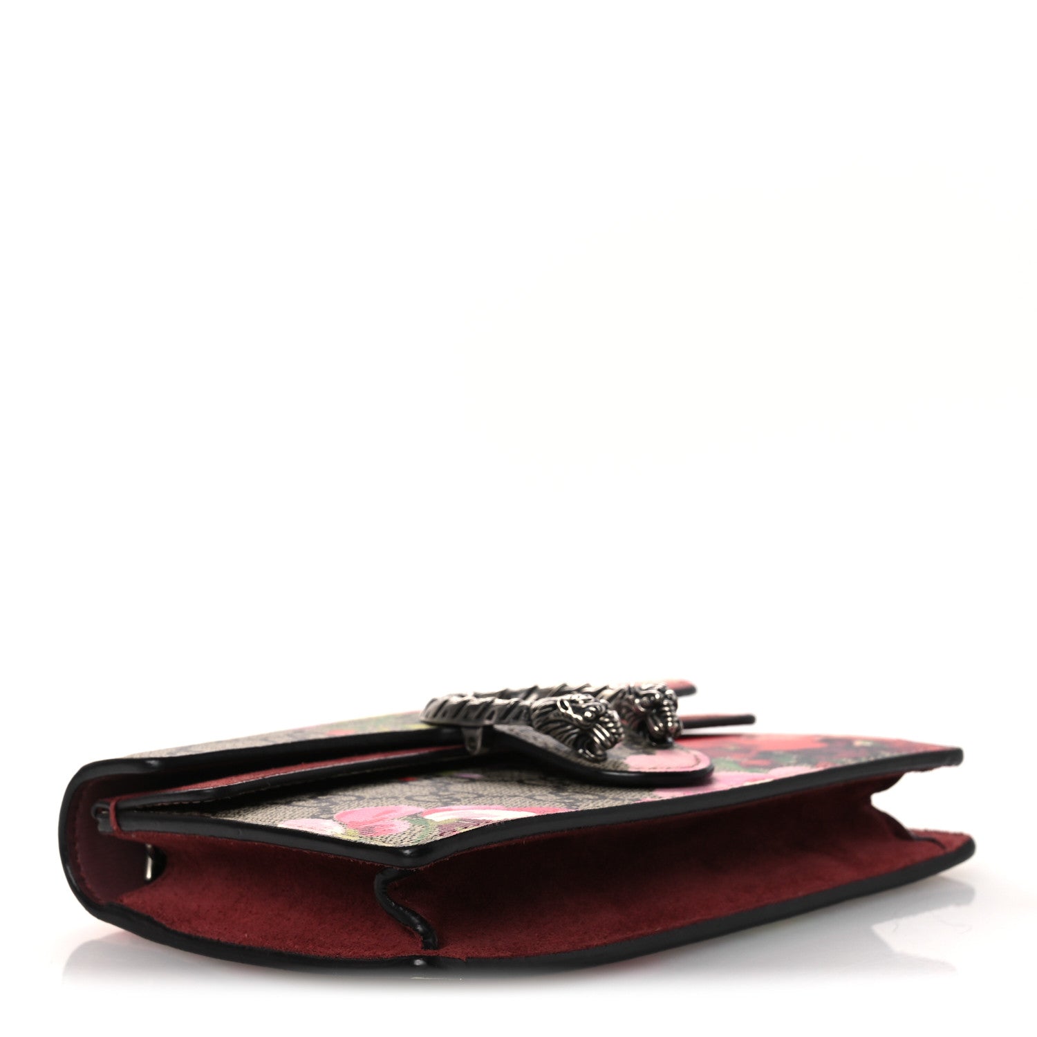 Gucci GG Supreme Monogram Blooms Super Mini Dionysus Shoulder Bag Beige Multicolor Dry Rose 4 of 12