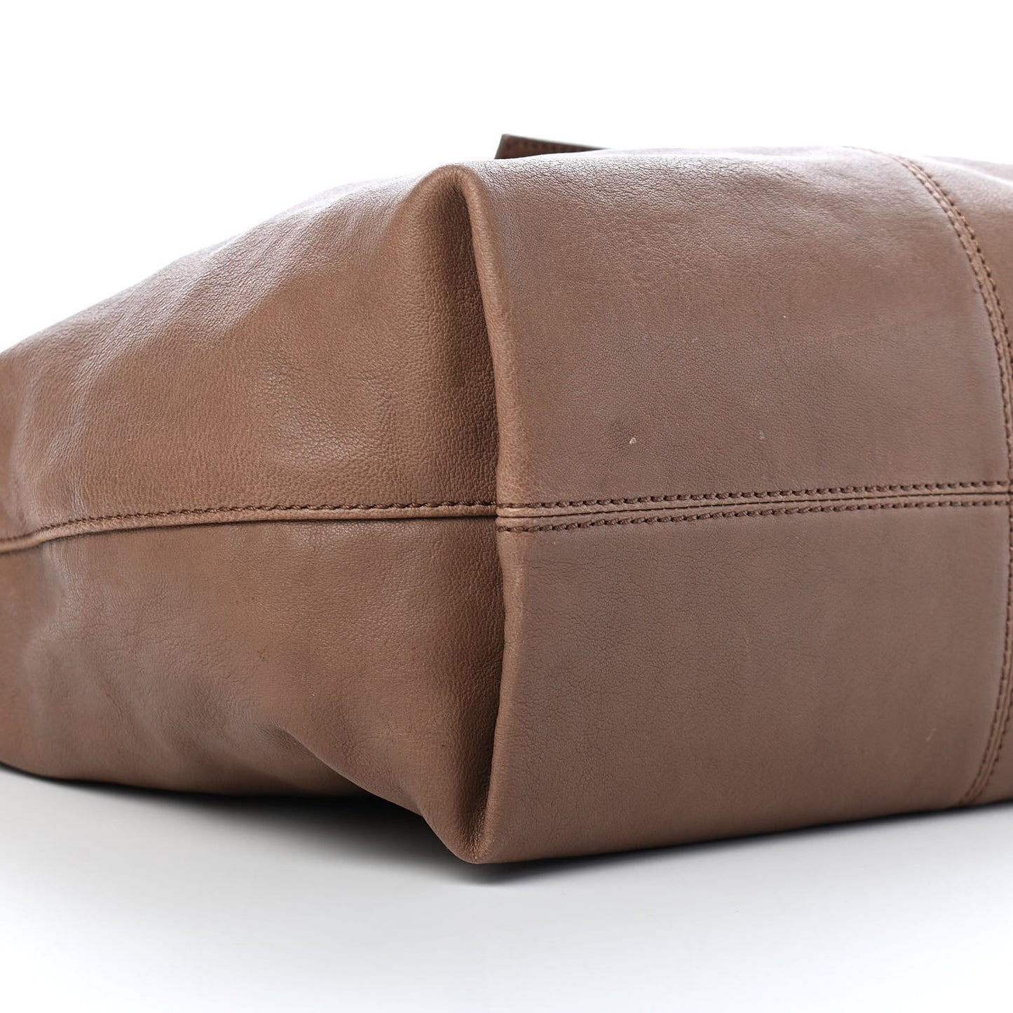 Metallic Calfskin Forever Hobo Brown