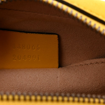 Gucci Calfskin Matelasse Mini GG Marmont Chain Shoulder Bag Stone Topaz 7 of 9