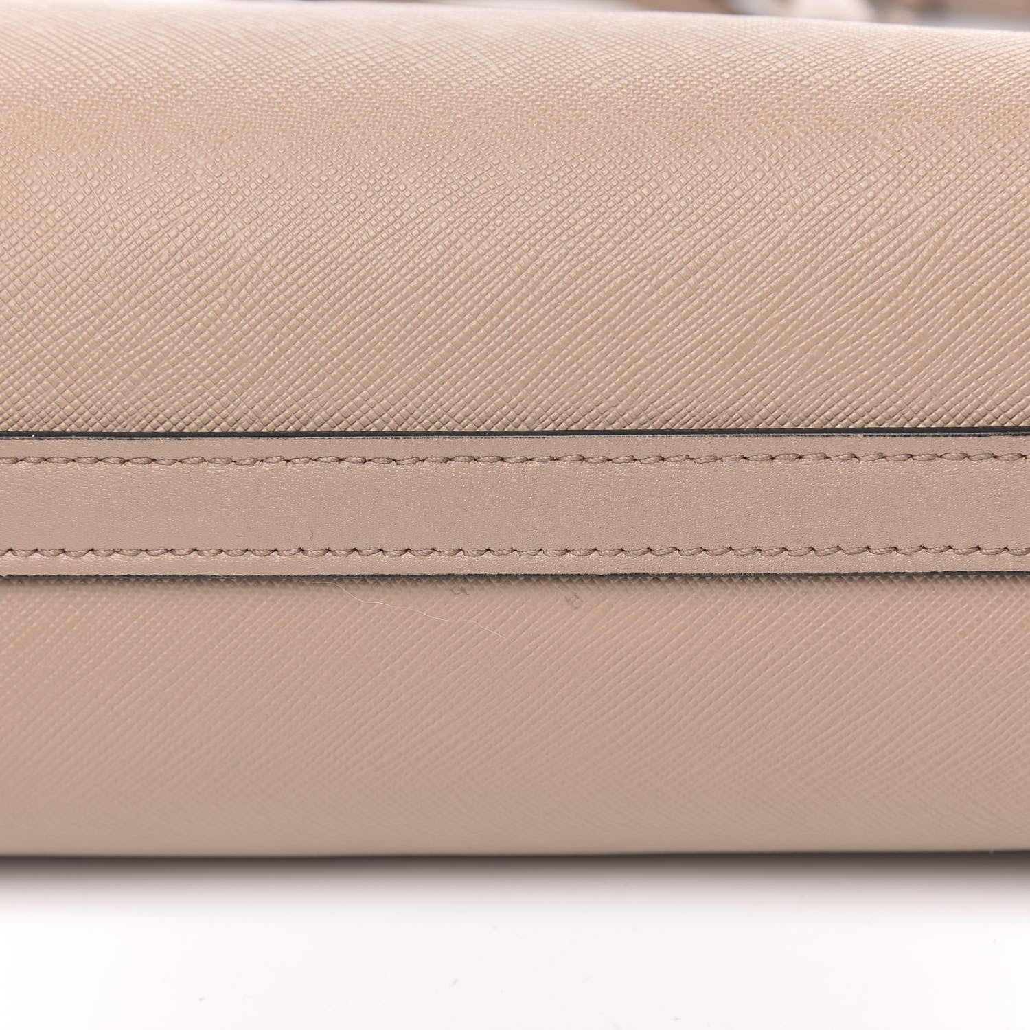 Prada Saffiano Soft Calfskin Small Zippered Tote Cipria 8 of 13