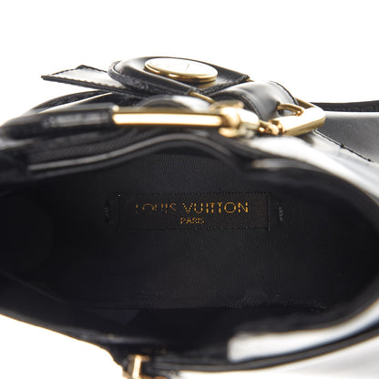 Louis Vuitton Calfskin Valley Flat Ankle Boots 37.5 Black 6 of 8