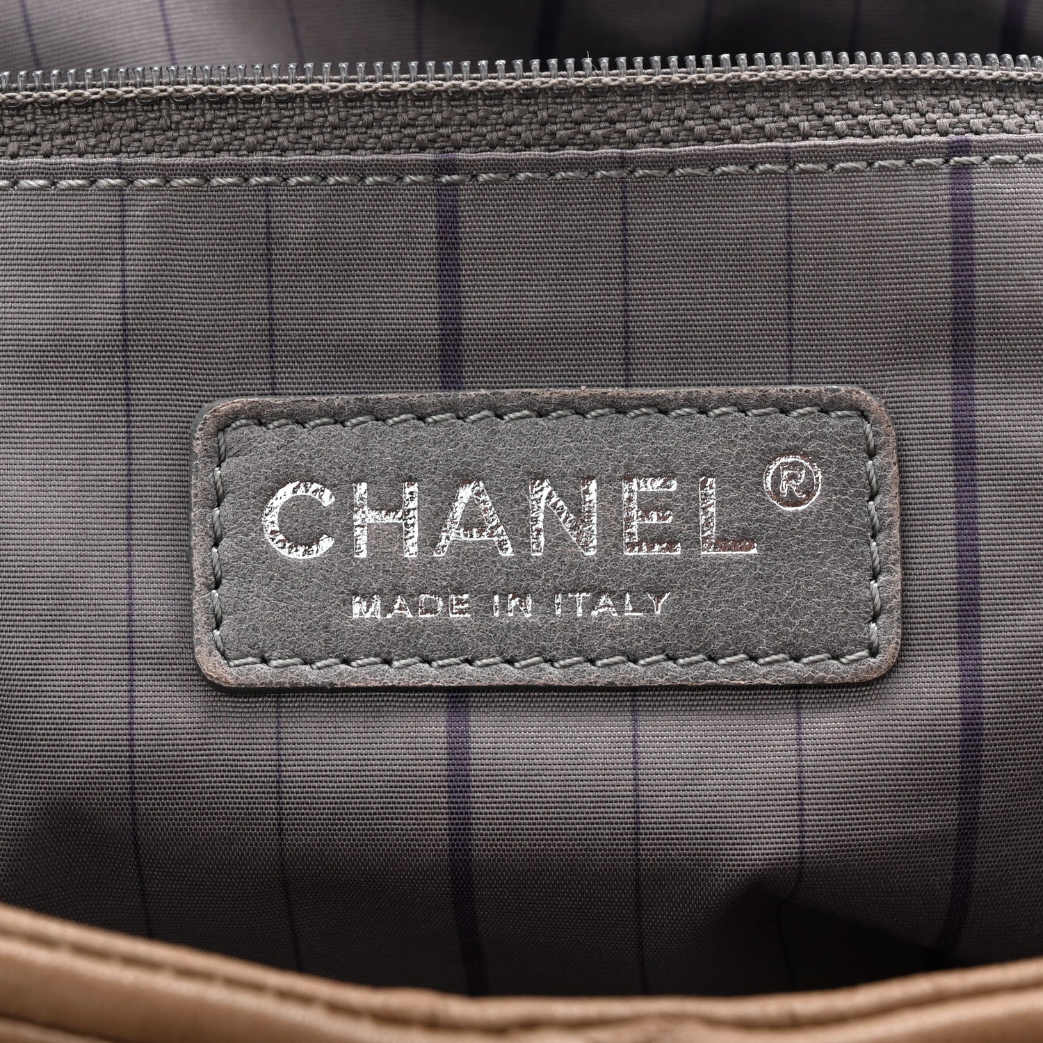 Chanel Lambskin Quilted Jumbo Origami Soft Squares Flap Khaki 5 of 11